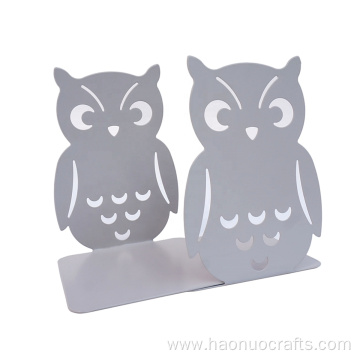 Creative stationery cute animal owl metal bookends